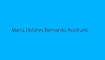 María Dolores Bernardo Aceituno